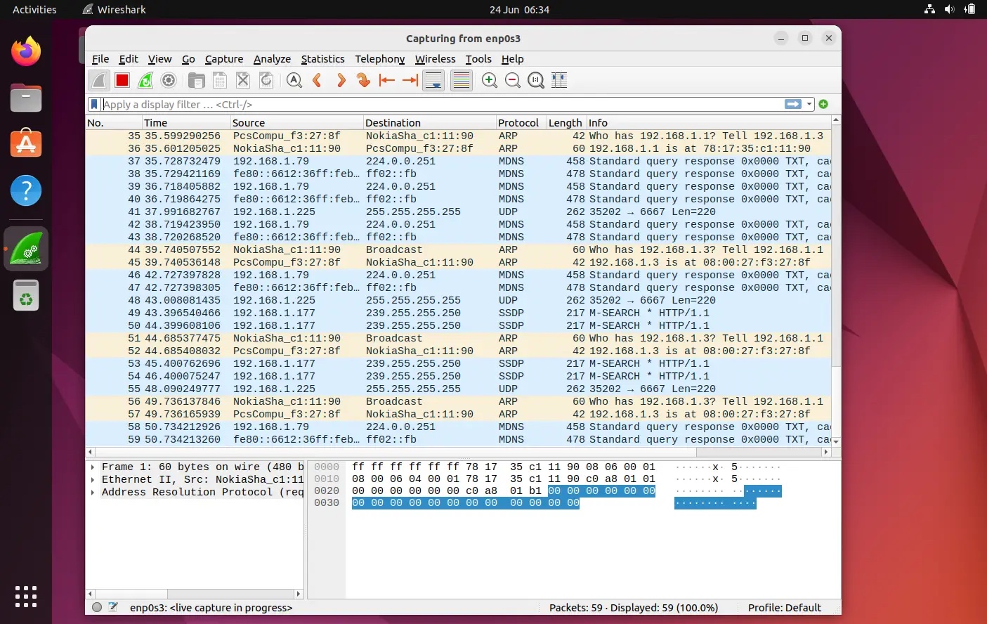 怎样在 Ubuntu 22.04 中装置和使用 Wireshark